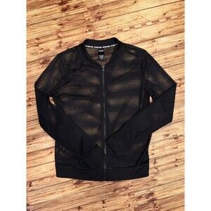 Victoria's Secret Sport Black Mesh Jacket
